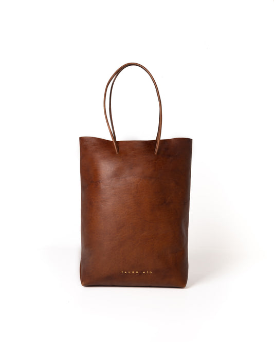 Bolso Square Bag Piel Caoba