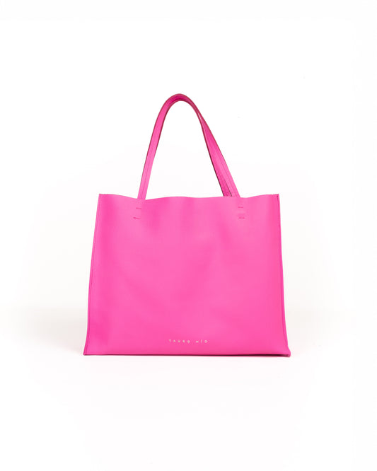 Bolso Rose Tote Piel Fucsia
