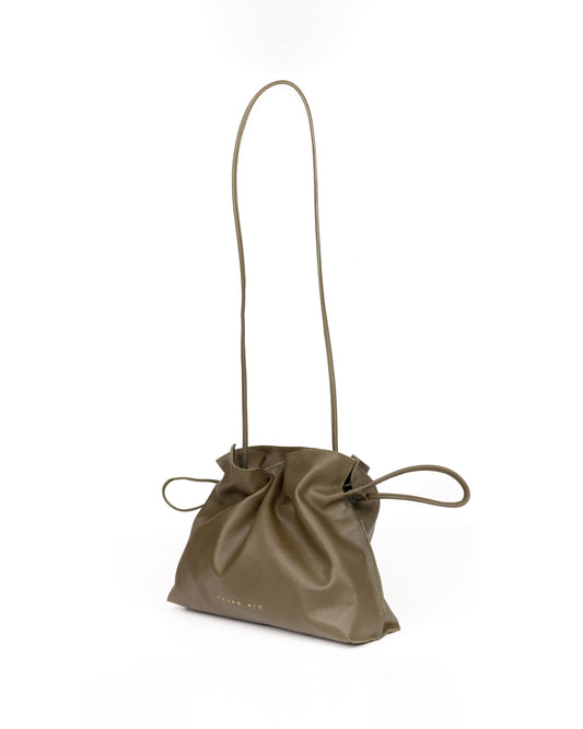 Bolso Antonia Slouchy Piel Verde Olivo