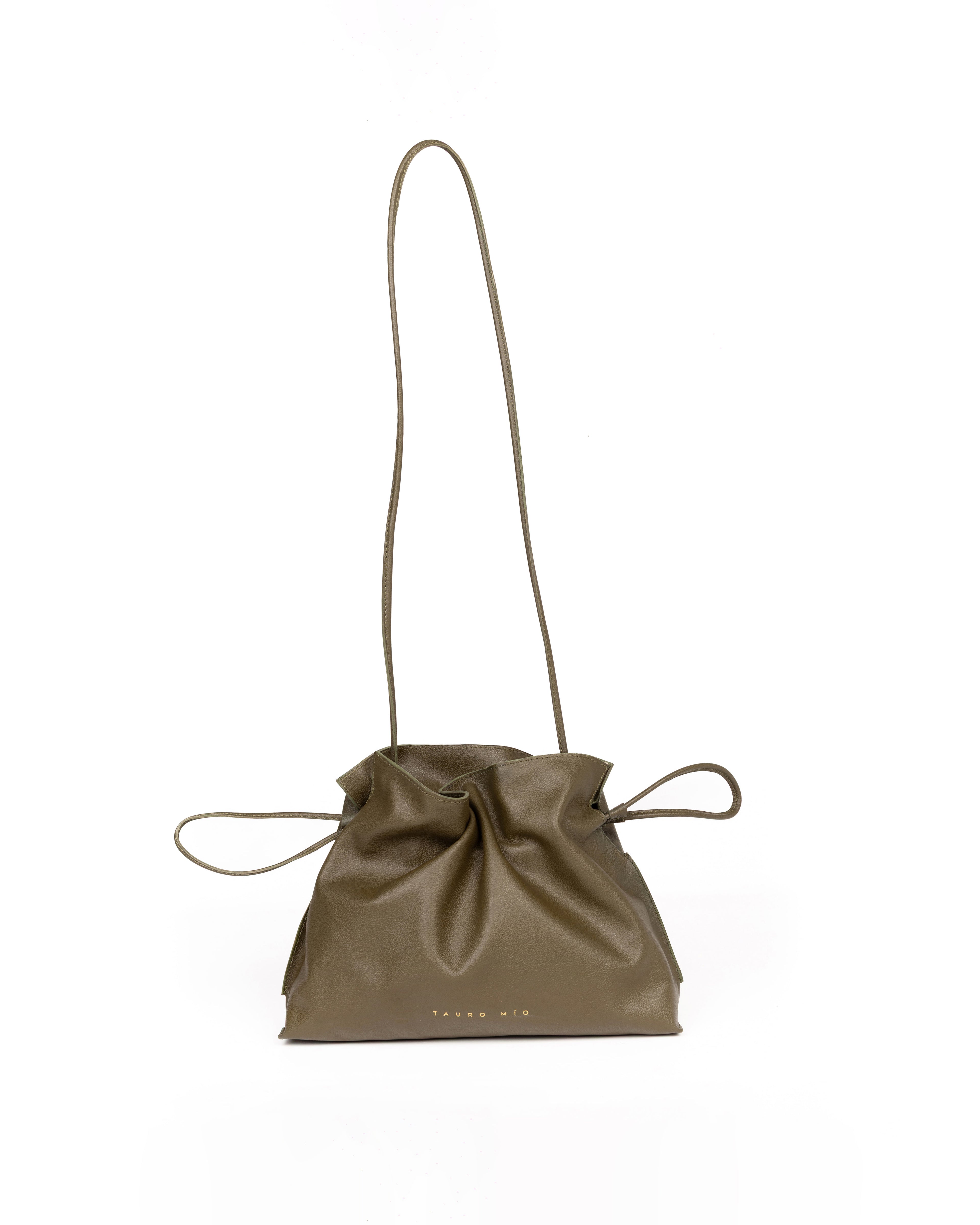 Bolso Antonia Slouchy Piel Verde Olivo