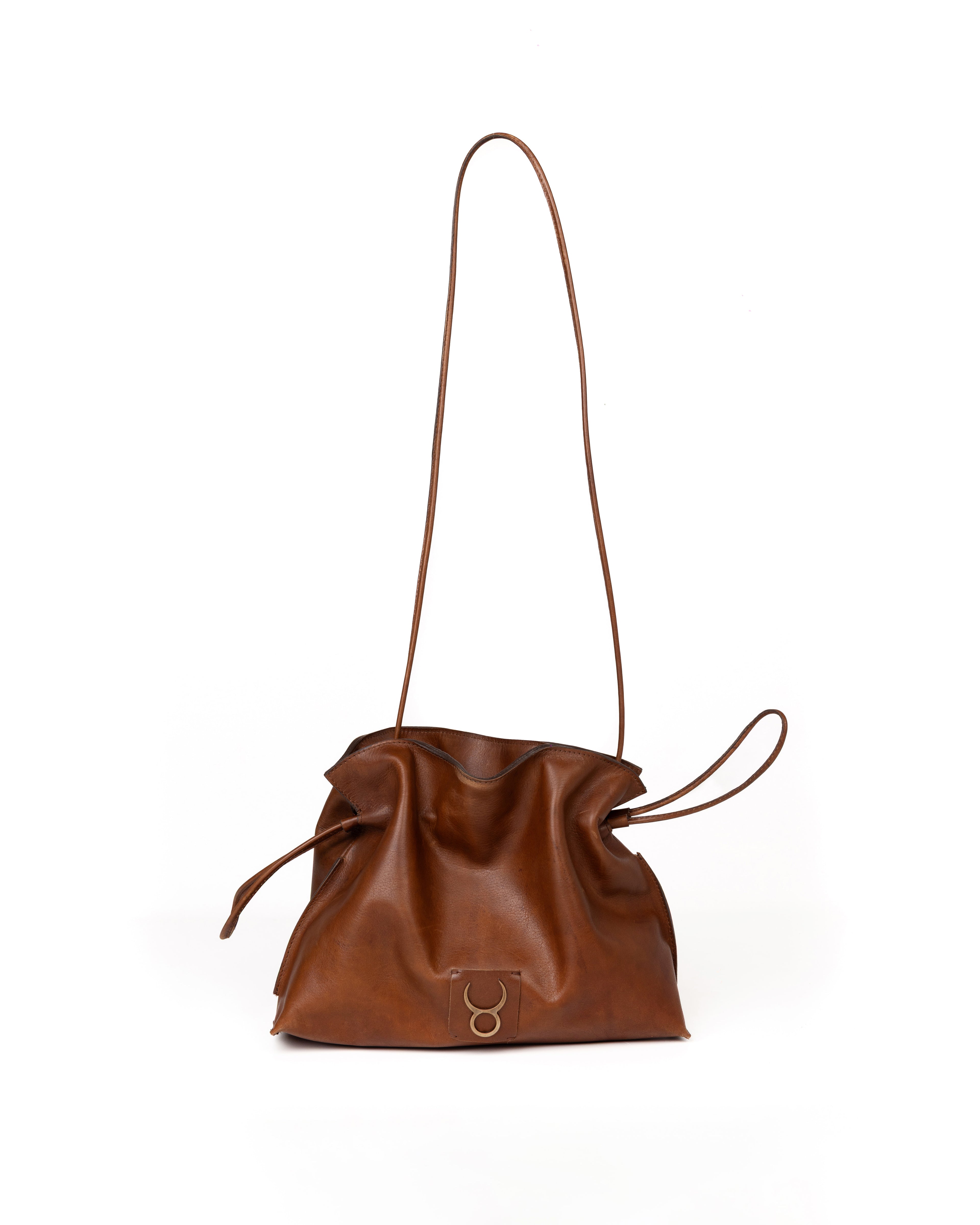 Bolso Antonia Slouchy Piel Caoba