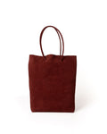 Women's Tauromio Bordeaux Suede Leather Square Bag