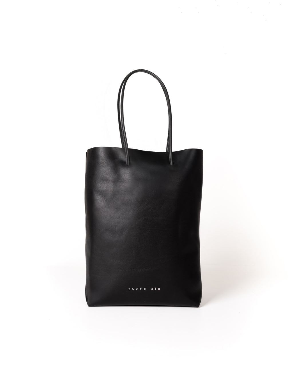 Bolso Square Bag Piel Negro Mate Minimal Edition