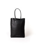 Square Bag Matte Black Leather MINIMAL EDITION Women TAUROMIO