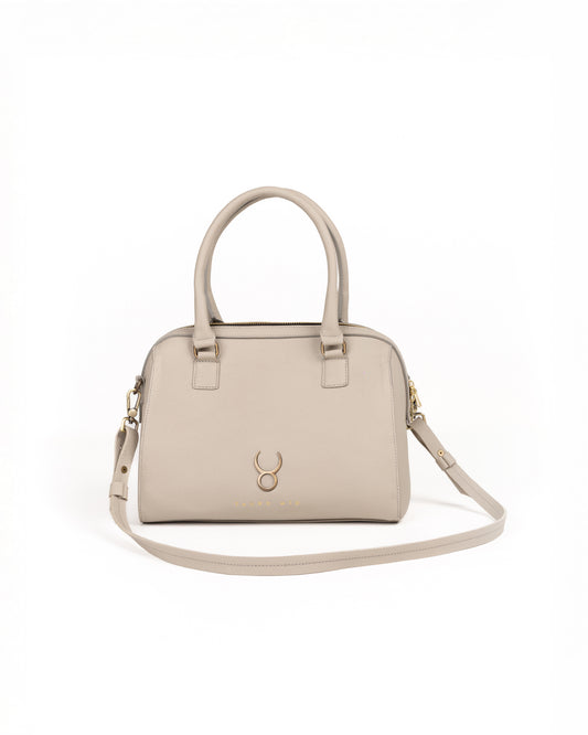 Bolso Bowling Bag Piel Crudo