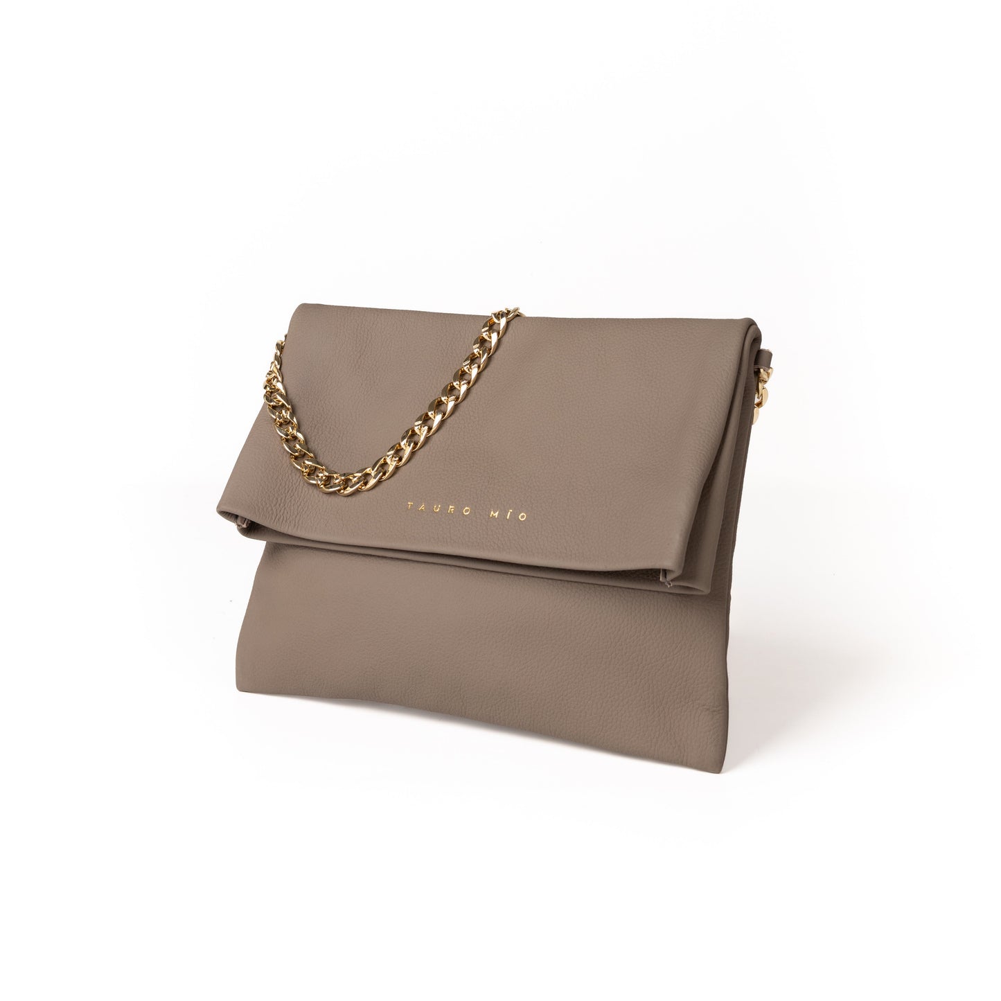 Coco Clutch Piel Taupe