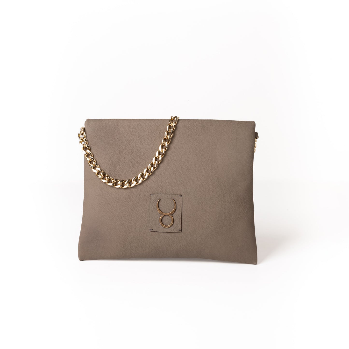 Coco Clutch Piel Taupe