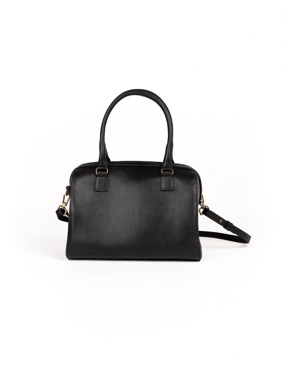 Bolso Bowling Bag Piel Negro