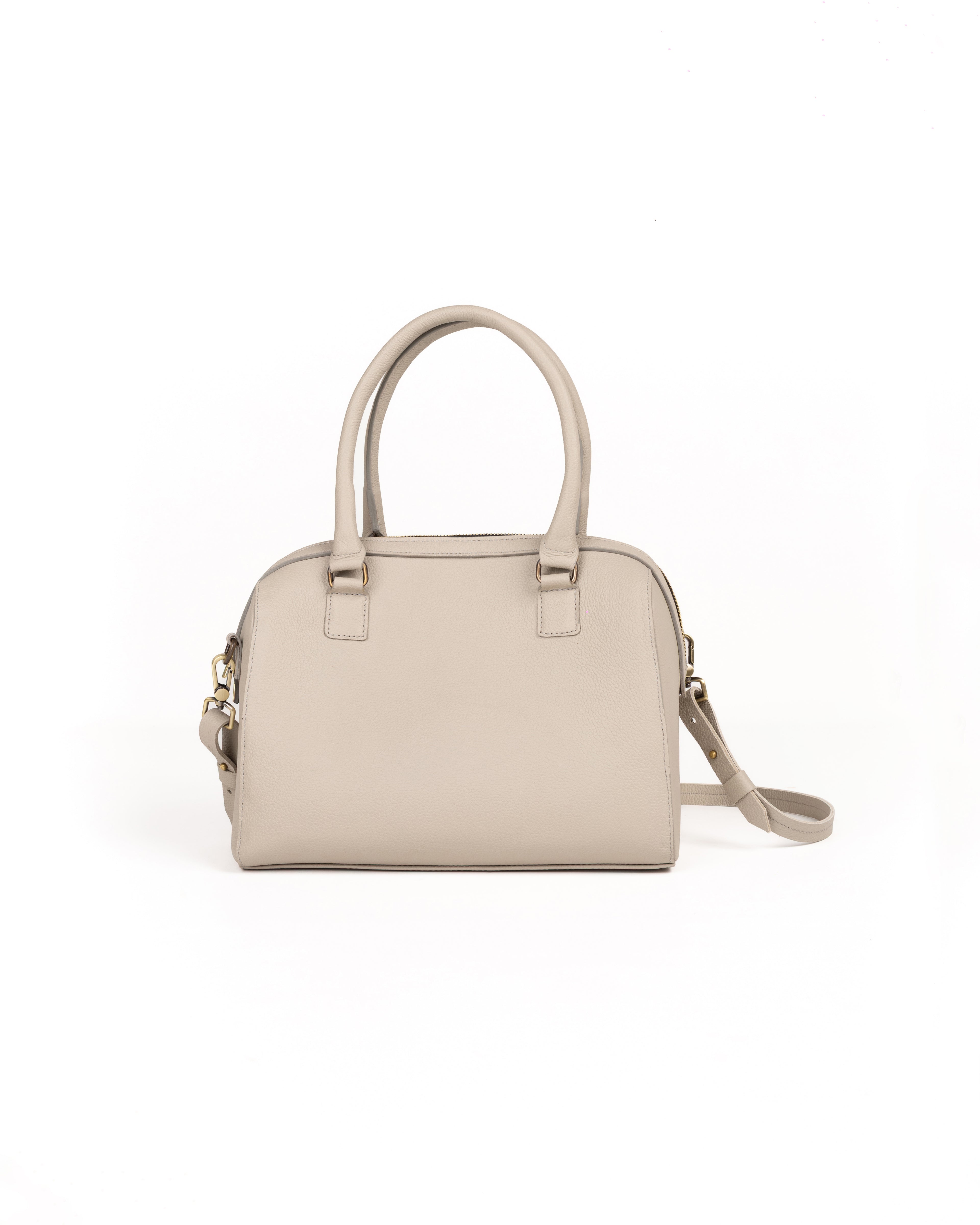 Bolso Bowling Bag Piel Crudo
