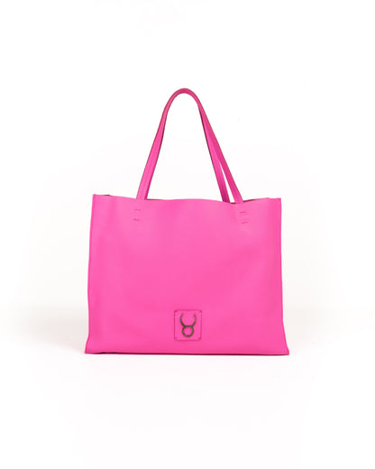 Bolso Rose Tote Piel Fucsia