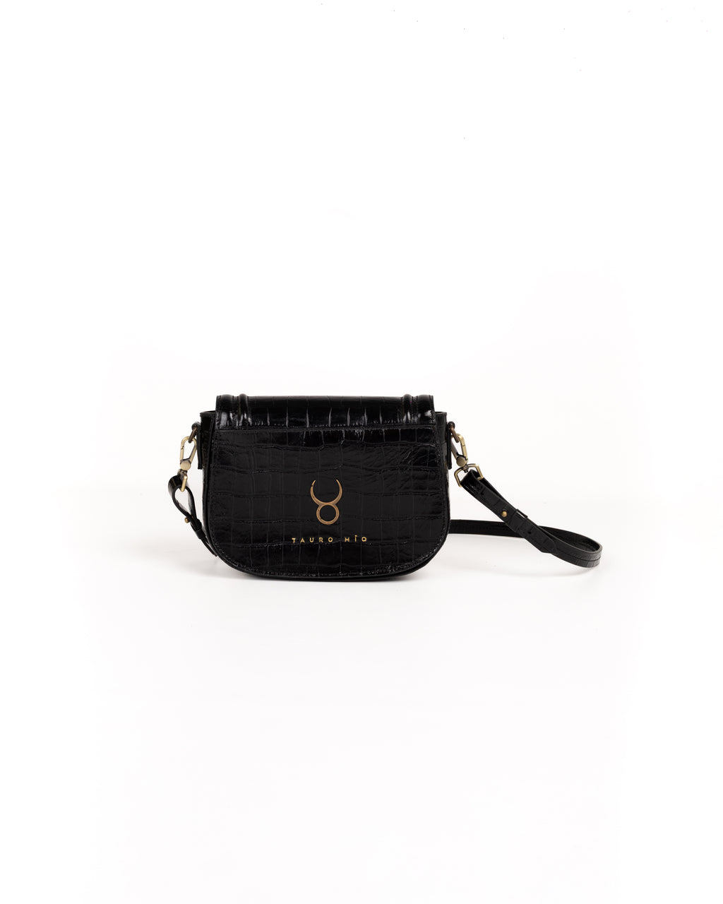 Jessie Crossbody Piel Estampado Coco Negro