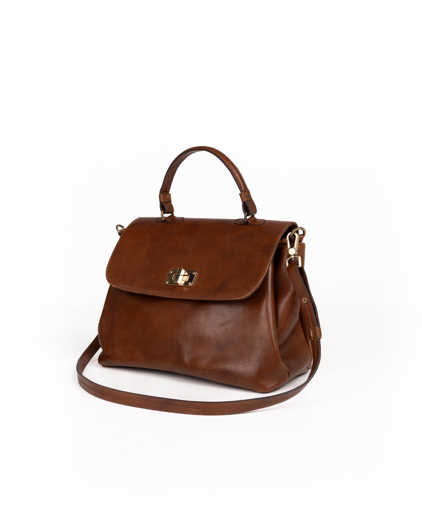 Bolso Doctor Bag Piel Caoba