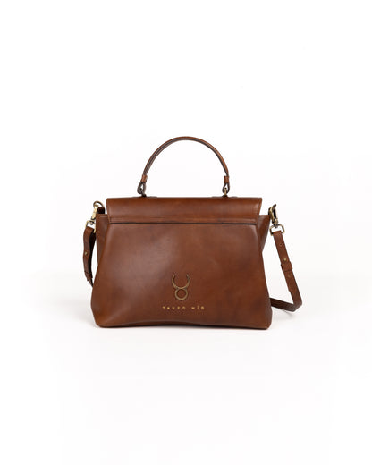 Bolso Doctor Bag Piel Caoba