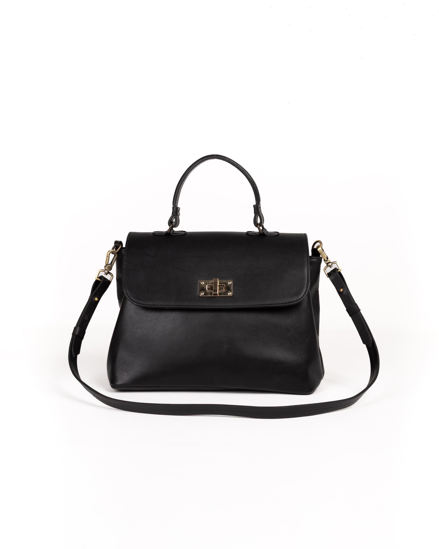 Bolso Doctor Bag Piel Negro