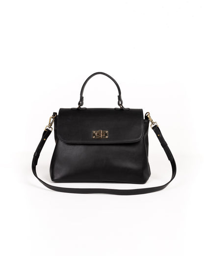 Bolso Doctor Bag Piel Negro