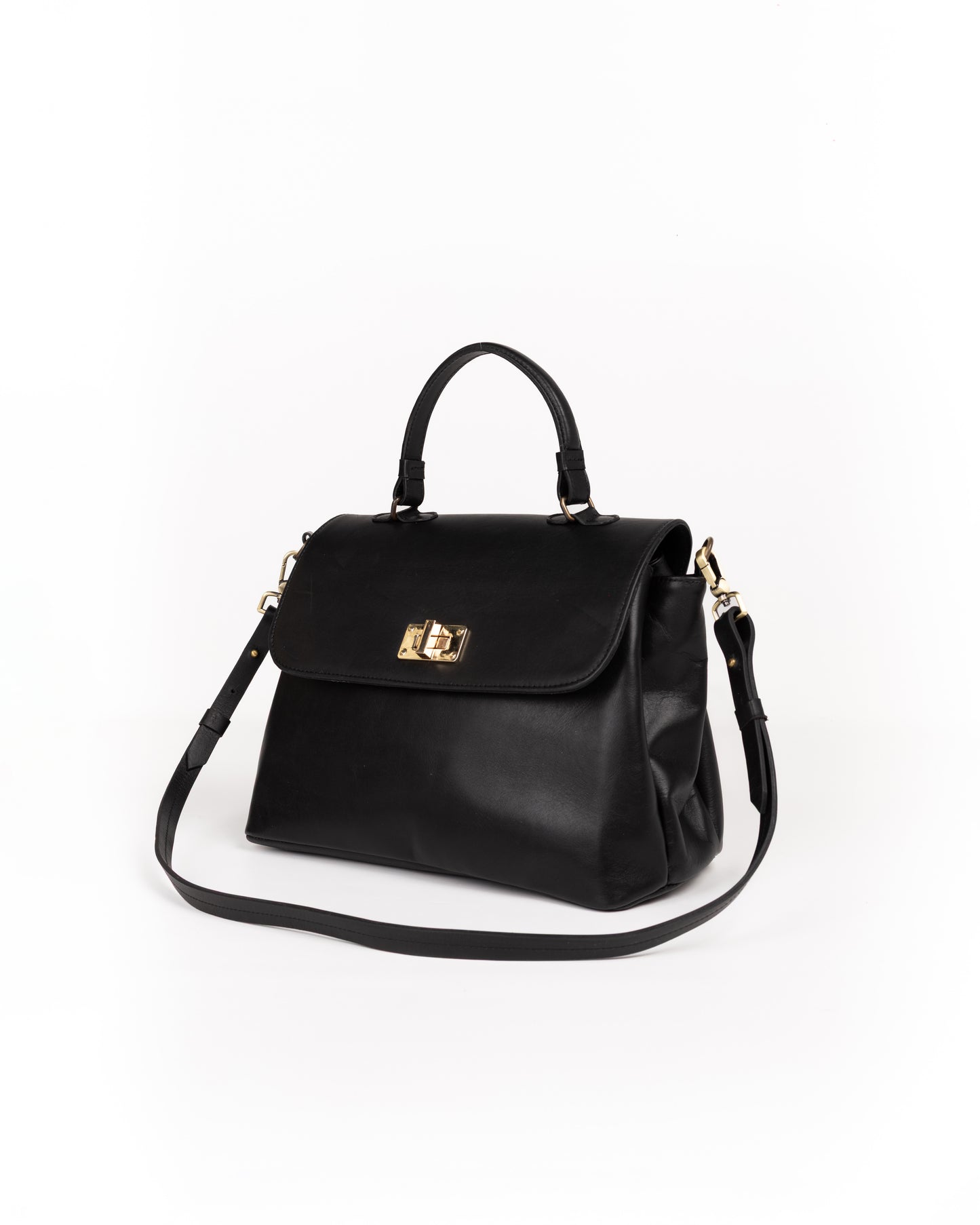 Bolso Doctor Bag Piel Negro