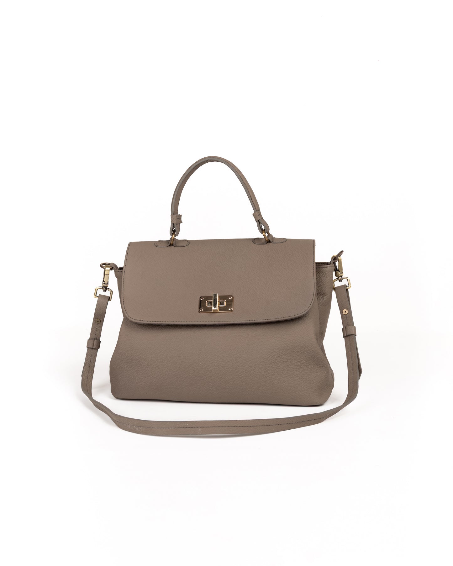 Bolso Doctor Bag Piel Taupe