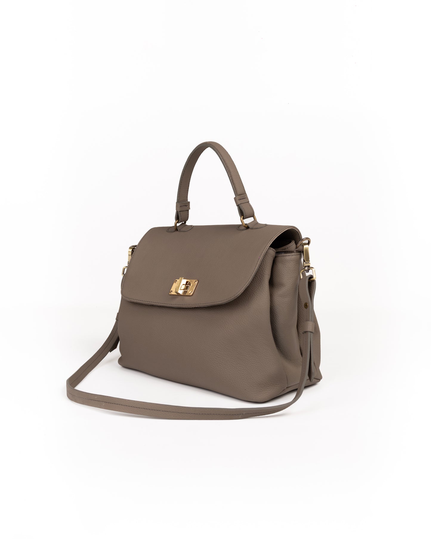 Bolso Doctor Bag Piel Taupe