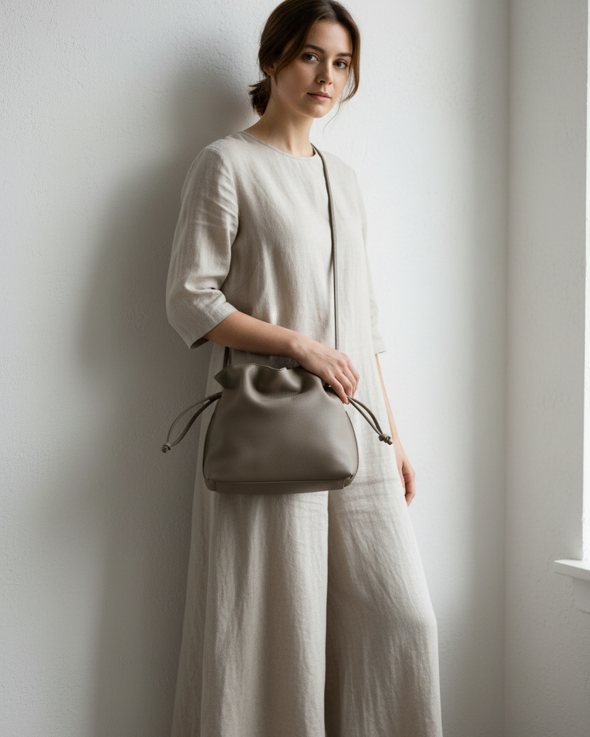 Antonia Slouchy Taupe — Lifestyle nueva