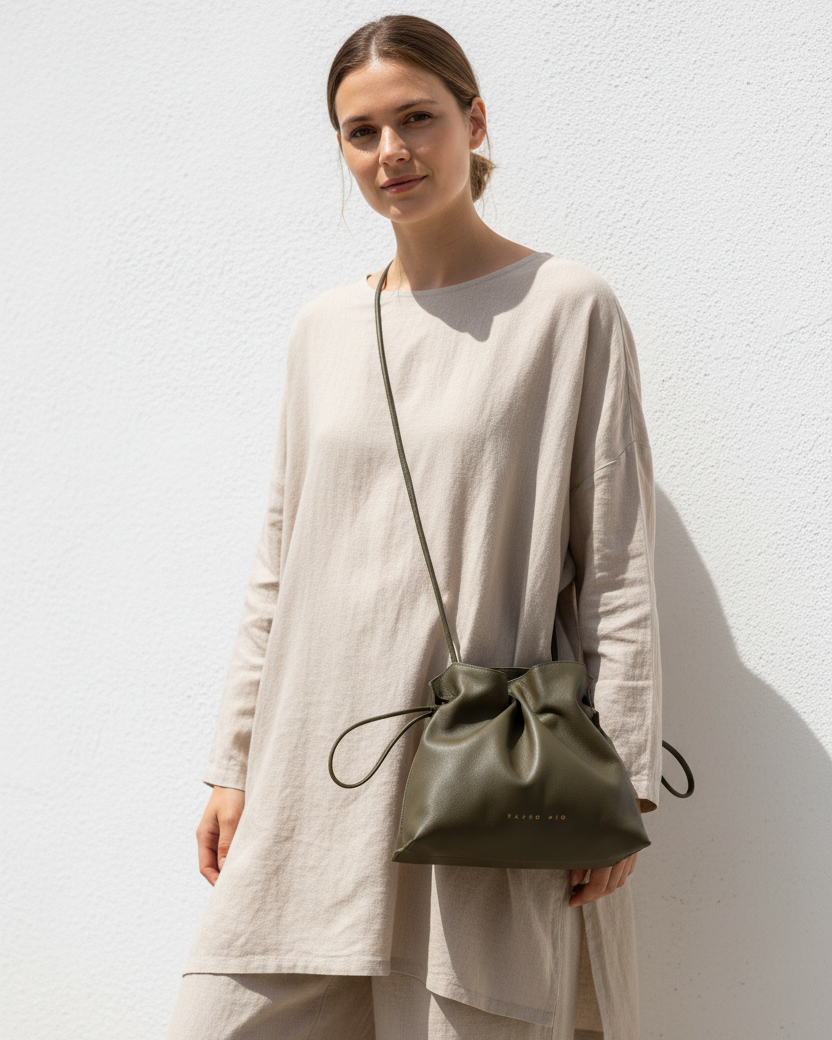 Antonia Slouchy Verde Olivo — Lifestyle