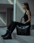 Coco Negro — Botines lisos escalera