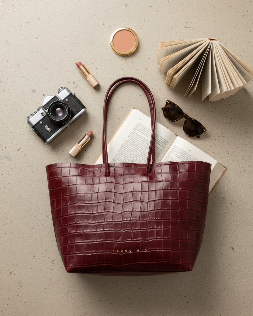 Half Tote Coco Burdeos - What's In My Bag