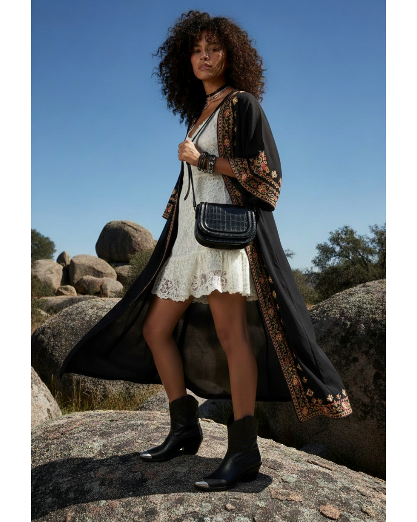 Jessie Coco Negro - Lifestyle kaftán gipsy