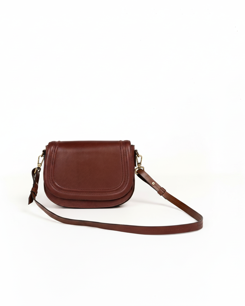 Jessie Crossbody Caoba - Ángulo izq