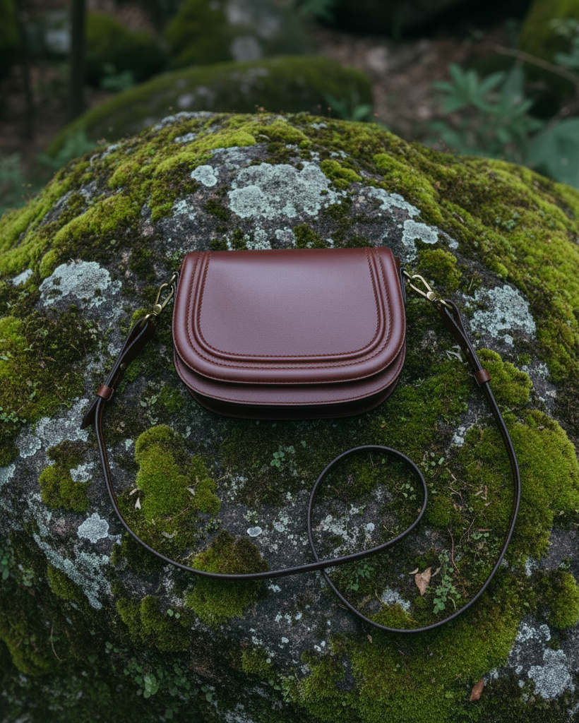 Jessie Crossbody Flat Lay - Musgo puro