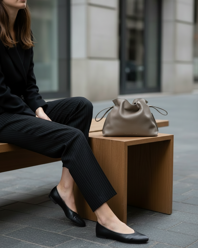 Lifestyle Antonia Taupe sin asa - Contemporáneo urbano