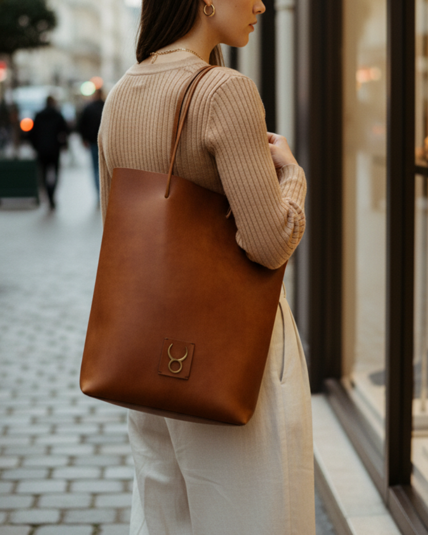 Square Bag Curry — Lifestyle Quiet Luxury